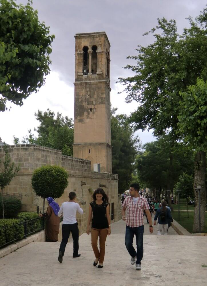 Die Halil-ür-Rahman-Moschee, die frühere Marienkirche am Balıklıgöl