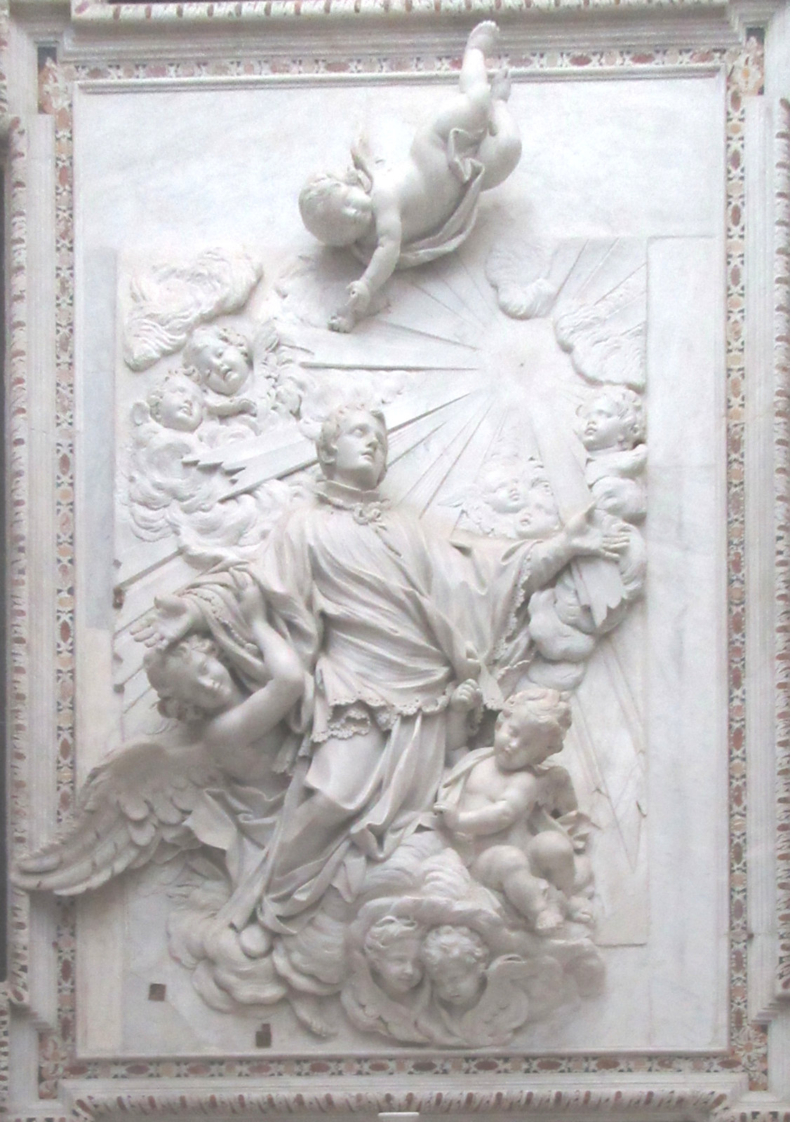 Ignazio Marabitti: Aloisius in Glorie, 1762, in der Kirche del Gesù in Palermo