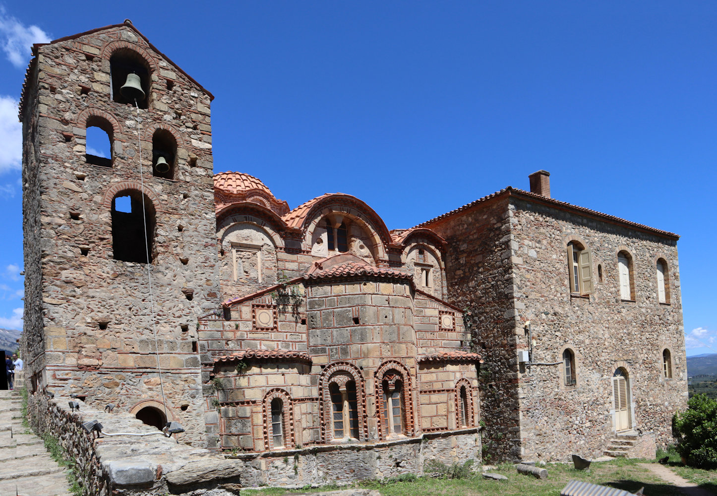 Rückseite der Metropolitankirche in Mystras