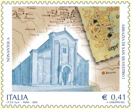 Briefmarke der italienischen Post, erschienen 2003