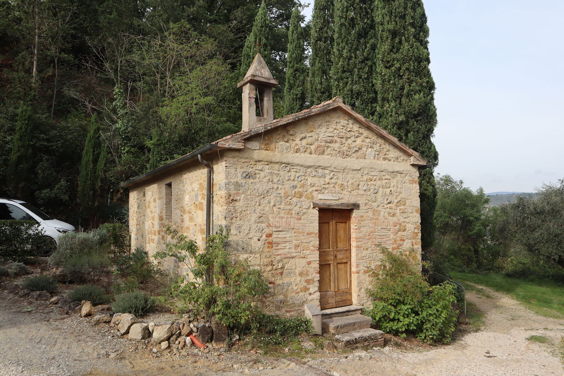 „Kirche” in Picchena, eigentlich nur die Kapelle eines Gutshofes