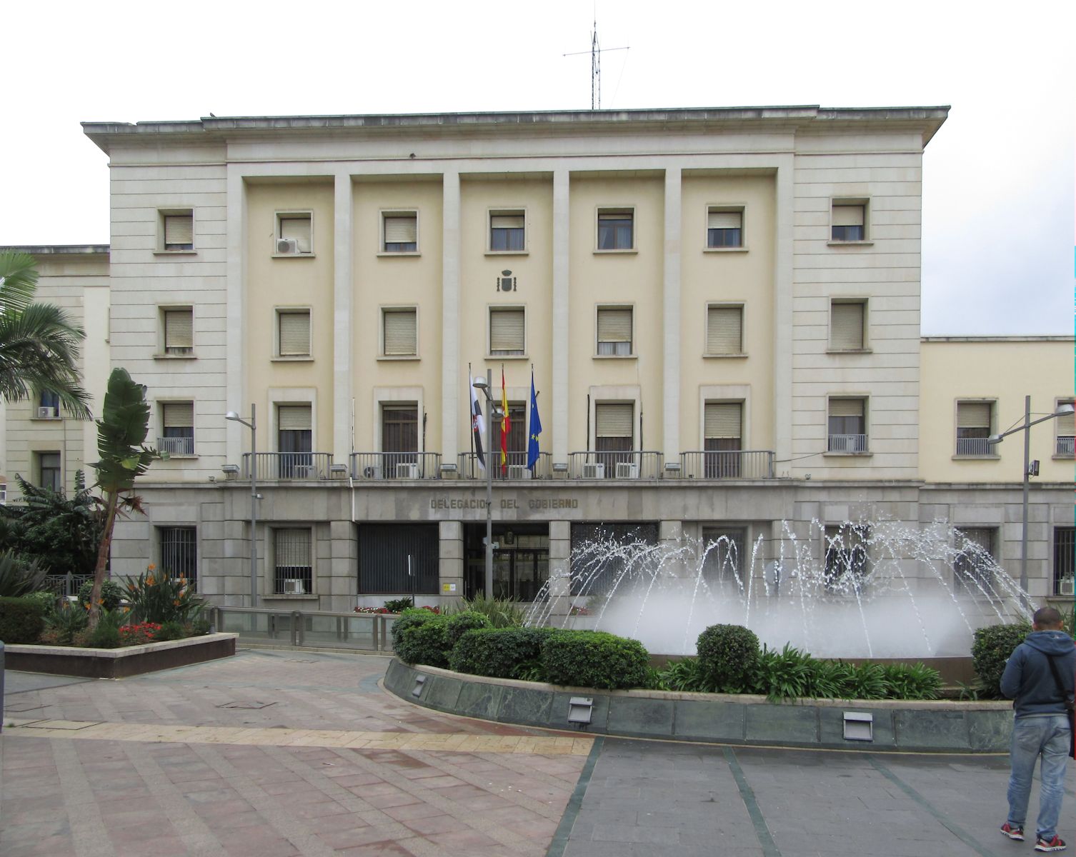 Regierungspalast in der nach Silvia benannten Straße in Ceuta heute