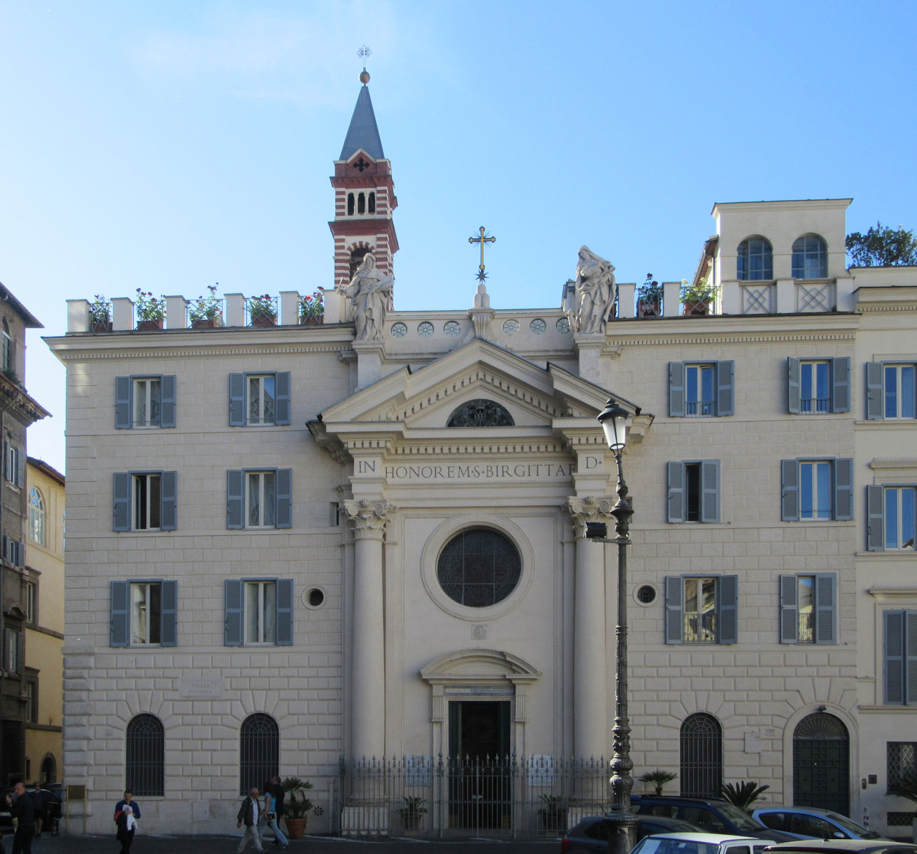 Birgittas Haus an der Piazza Farnese in Rom