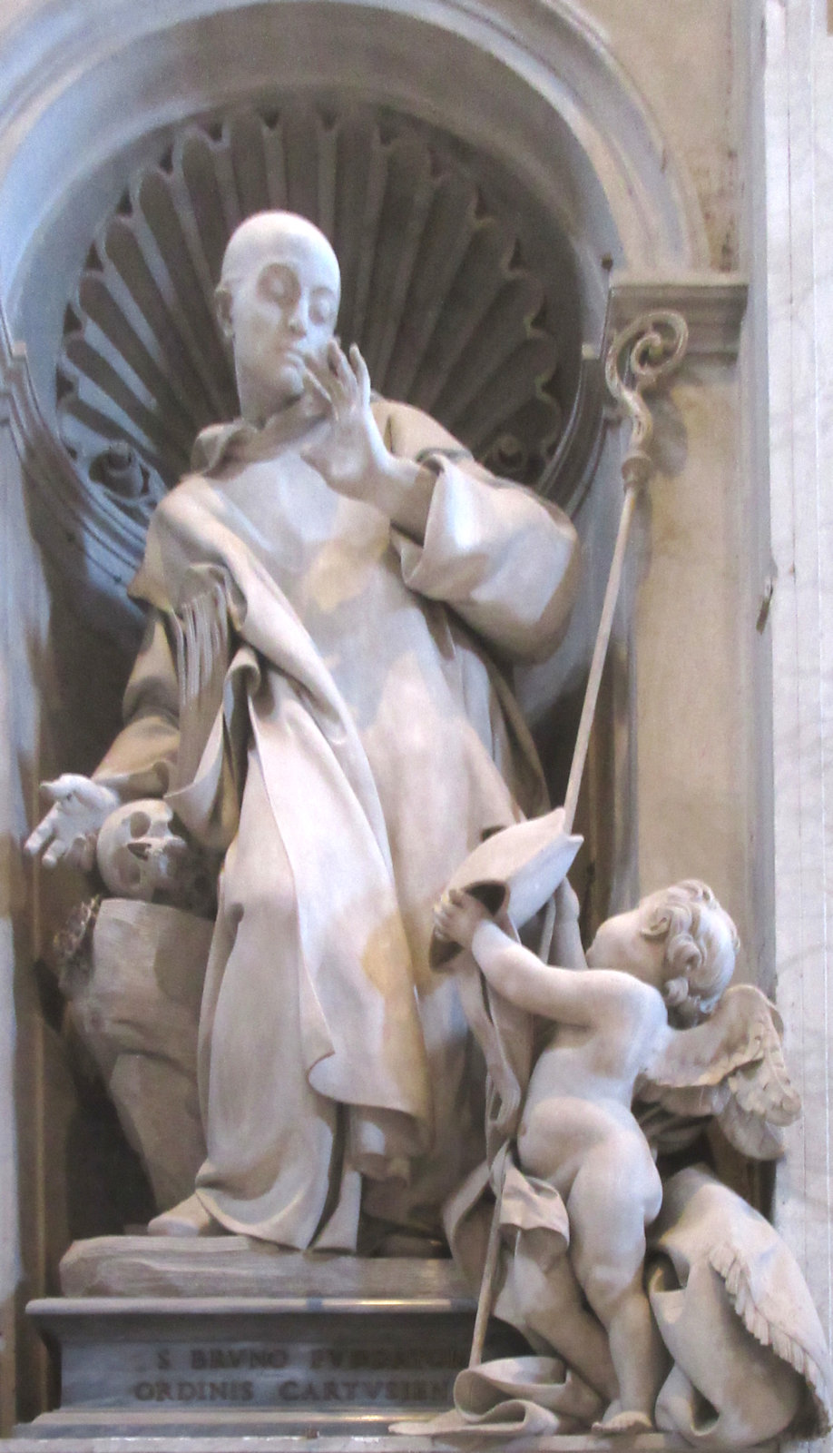 Statue, 1744, im Petersdom in Rom