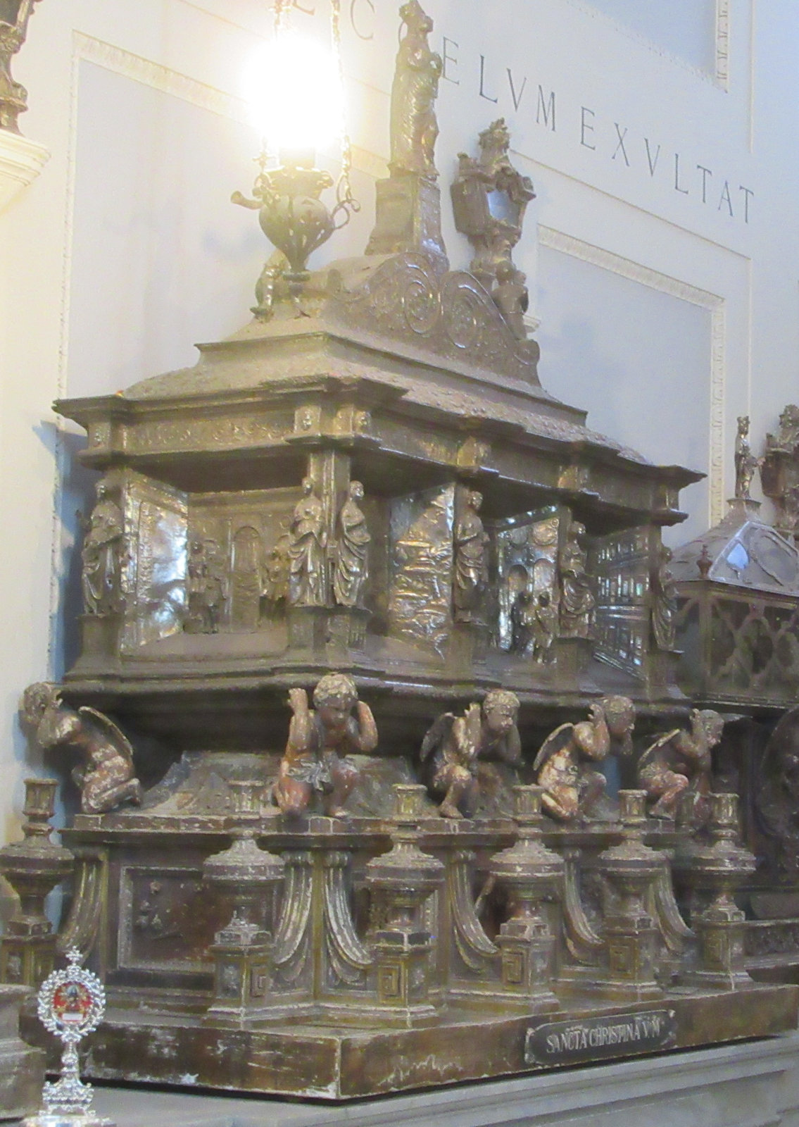 Reliquiar in der Kathedrale in Palermo