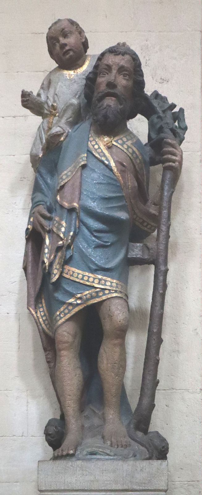 Statue, um 1390, in der Kirche St. Jakob in Regensburg