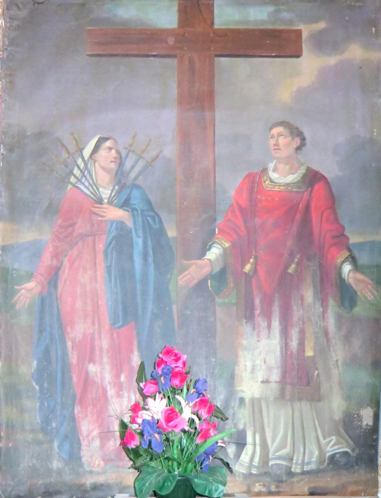 Altarbild: Delphina und Elzearius, in der Kirche des Schlosses< in Ansouis