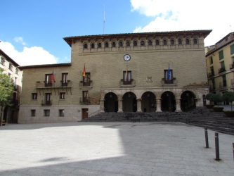 Plaza Mayor in Monzón