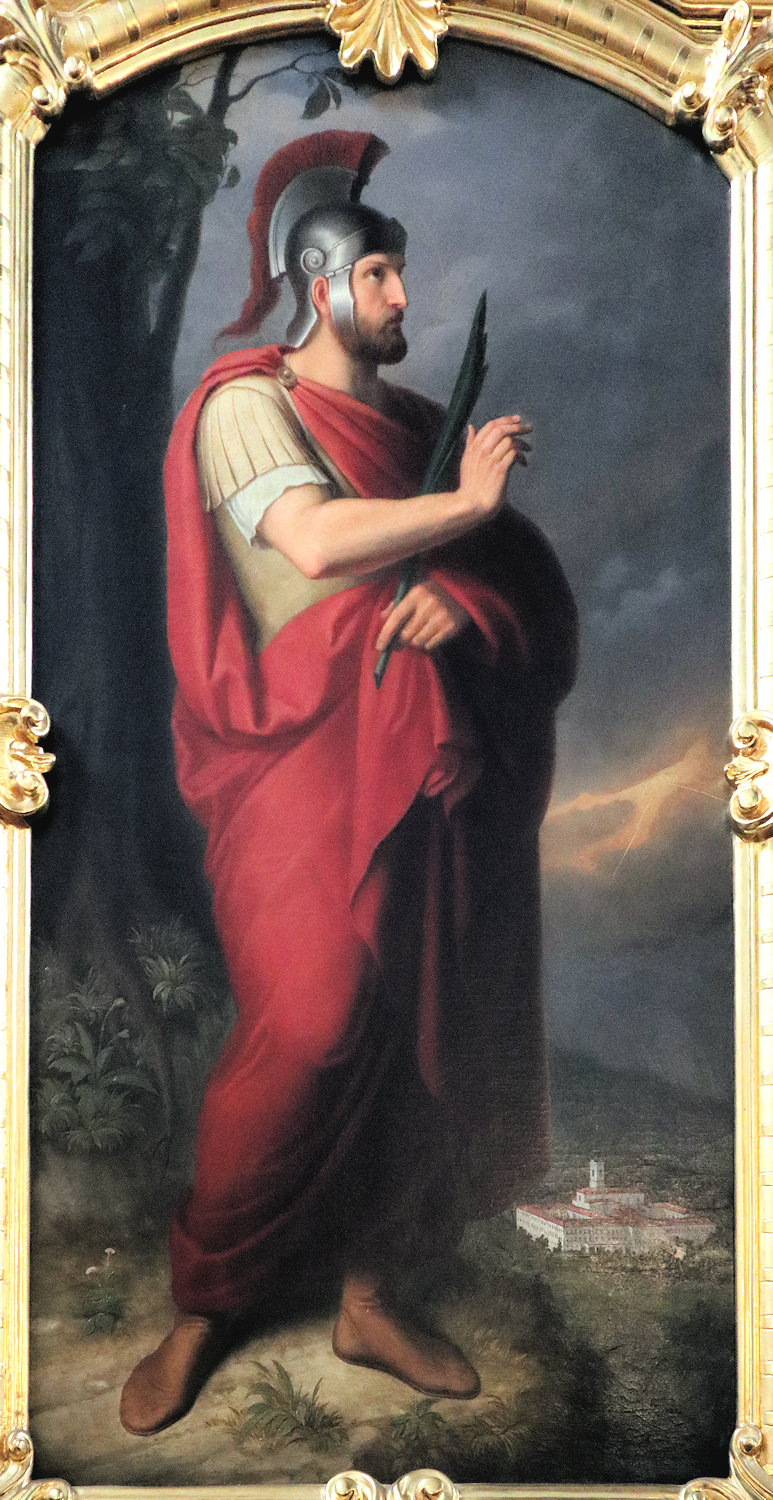 Augustin Palme: Altarbild, 1854, in der Kirche des Stiftes Schlägl in Oberösterreich