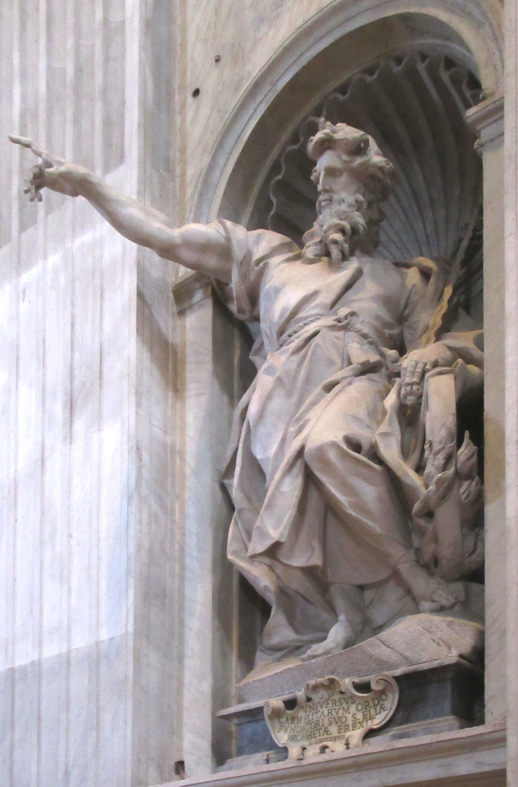 Andrea Bolgi: Statue, um 1634, im Petersdom in Rom