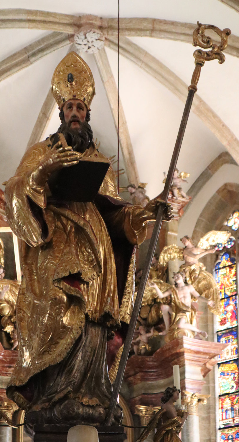 Statue in der Wallfahrtskirche in St. Erhard