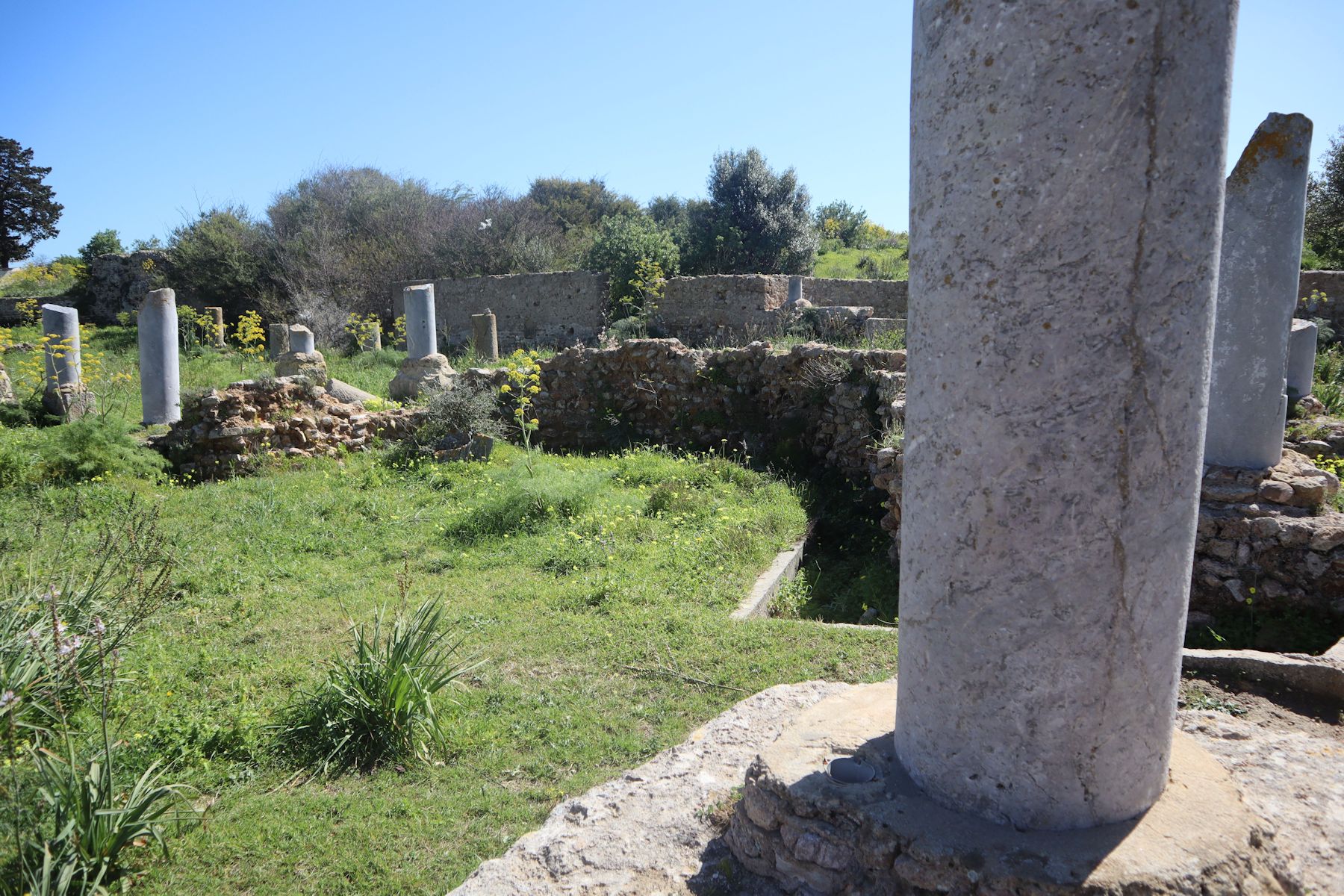 Ruinen der Basilika Damous el Karita in Karthago