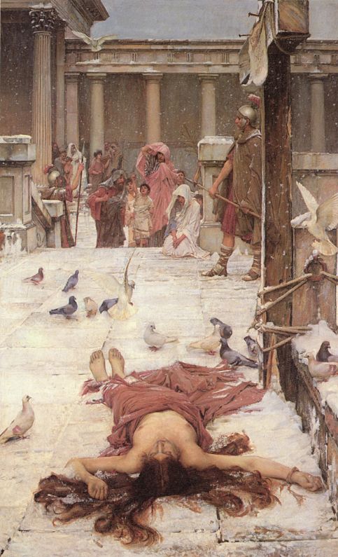 John William Waterhouse: St. Eulalia, um 1885, in der Tate Gallery in London