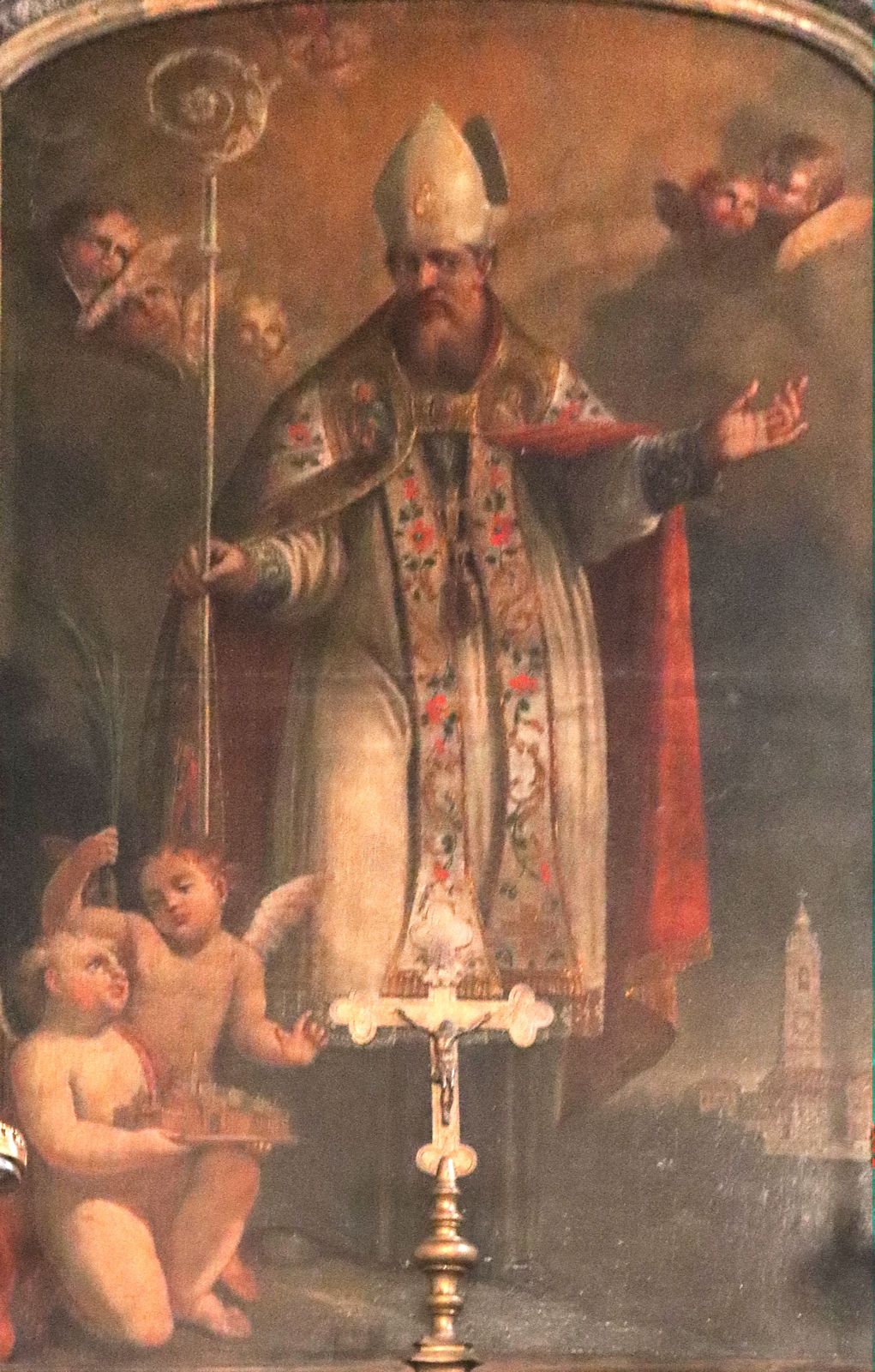 Altarbild in der Pfarrkirche in Borgo Vercelli