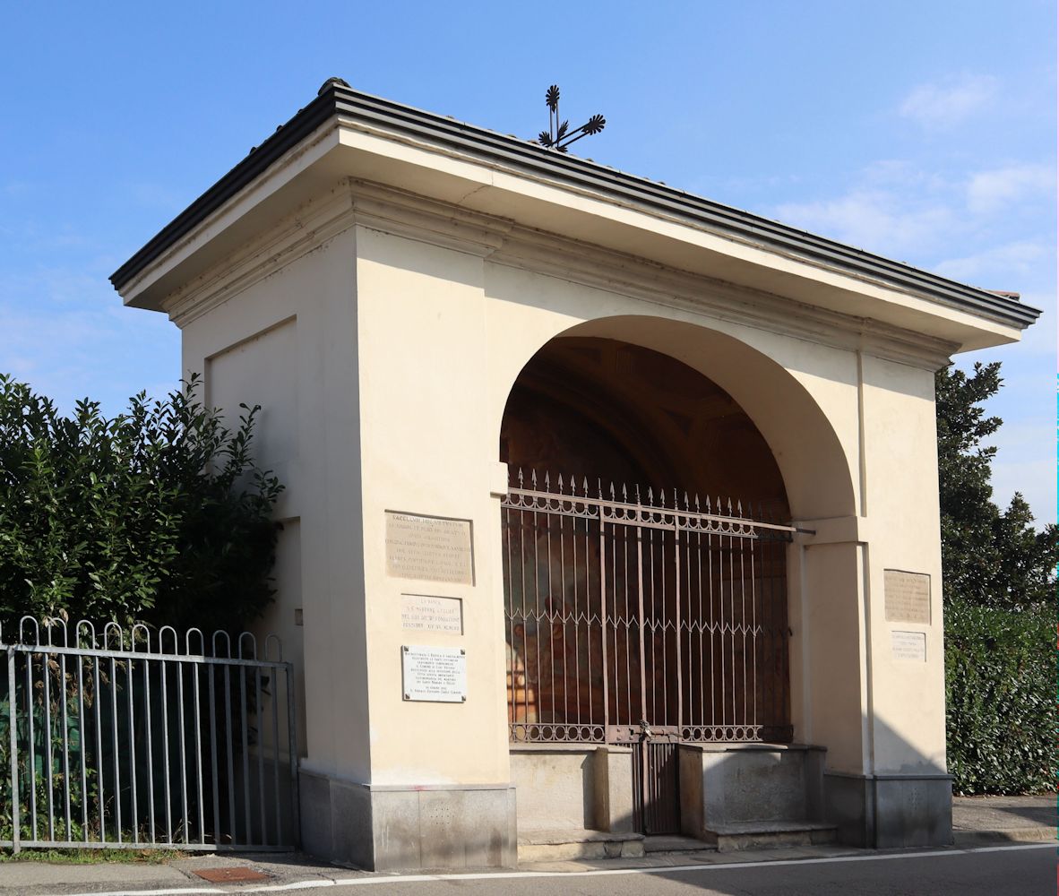 Kapelle in Lodi Vecchio, am angeblichen Ort des Martyriums 1836 errichtet