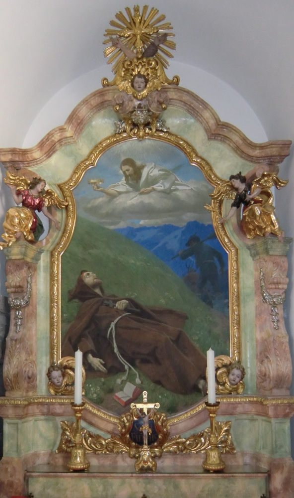 Fidelis-Altar in der Seitenkapelle der Kapuzinerkirche St. Anton in Kempten