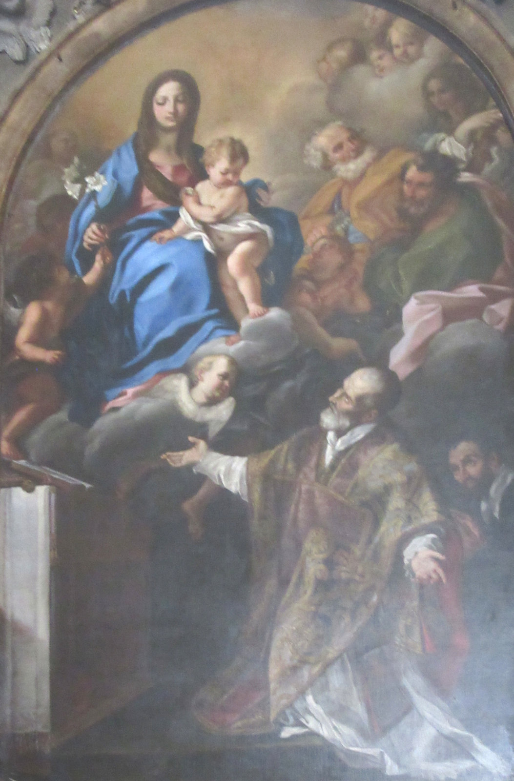 Ferdiando Fuga: Altarbild (Kopie), um 1770, in der Philipp geweihten Kapelle der Kirche San Giovanni dei Fiorentini in Rom