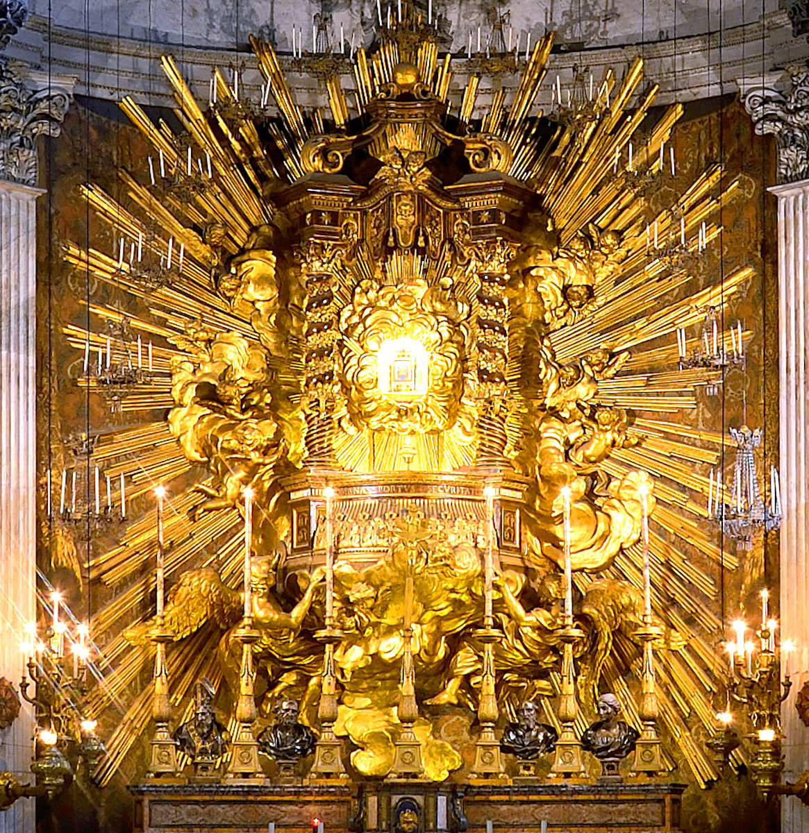 Das wundertätige Marienbild in der Kirche Santa Maria in Portico in Campitelli  in Rom