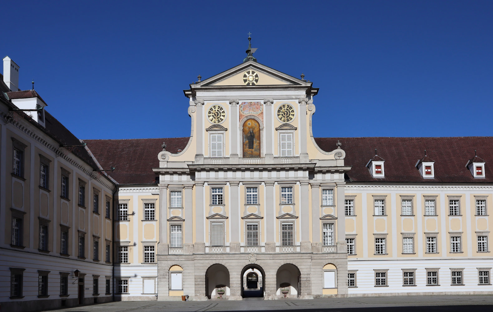 Innenhof des Stiftes Kremsmuenster