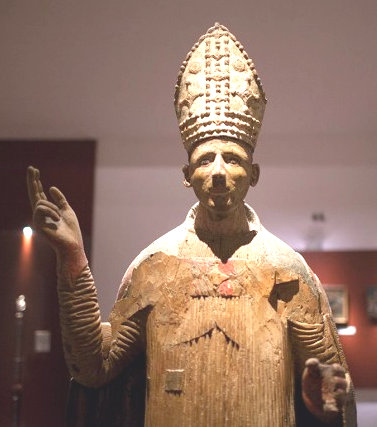 Statue, im Diözesanmuseuem in Agrigent