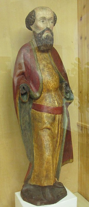 Statue in der Gunther geweihten Kirche in Dobra Voda