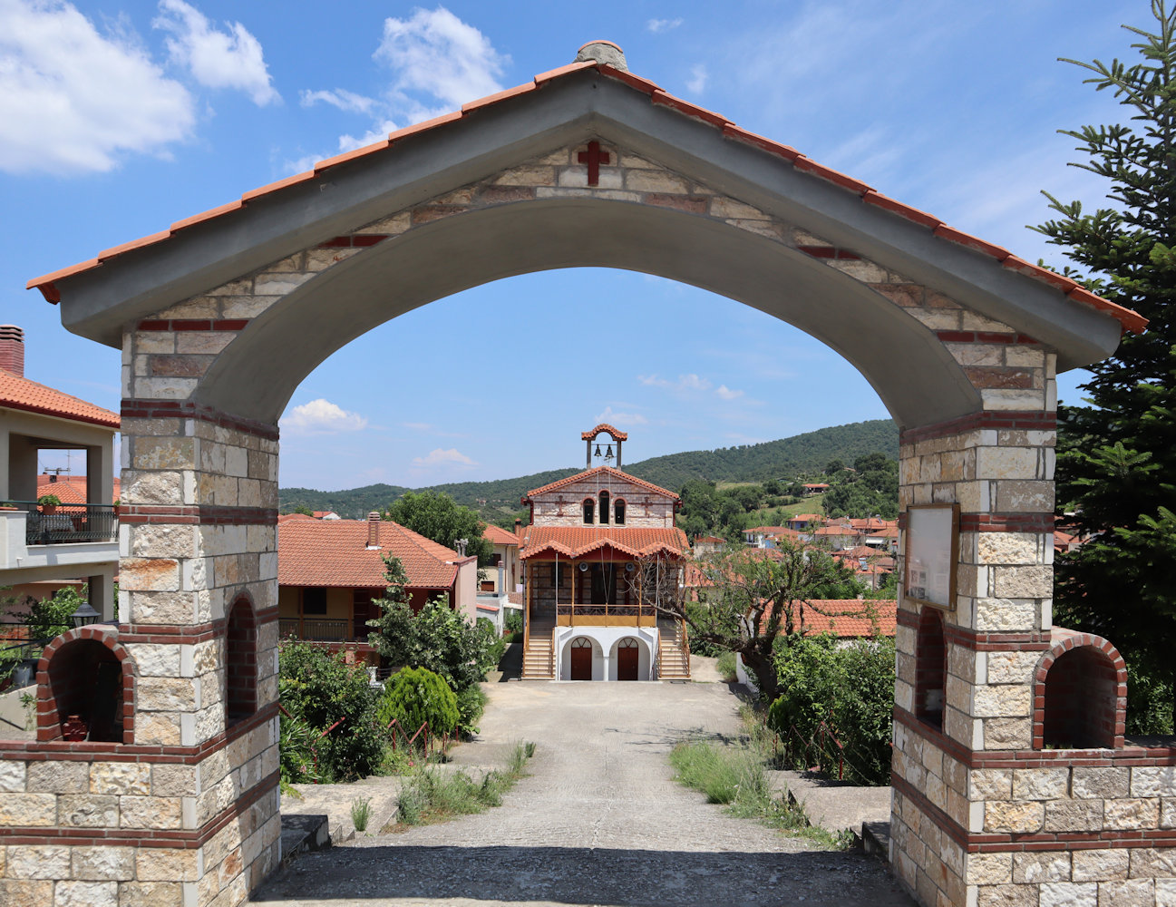 Haidos Gefängnis in Stanos, heute zur ihr geweihten Kapelle ausgebaut