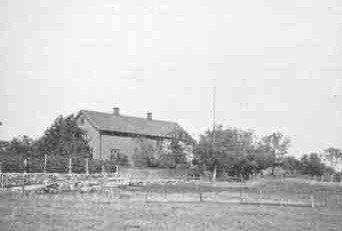 Der Hof von Hauge bei Tune, Foto von 1905