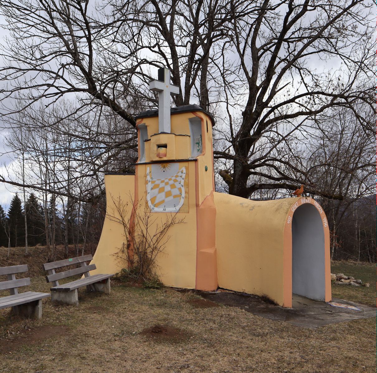 Die 1972 fertiggestellte Kapelle an der Stelle von Hermanns Einsiedelei nahe Frauenau