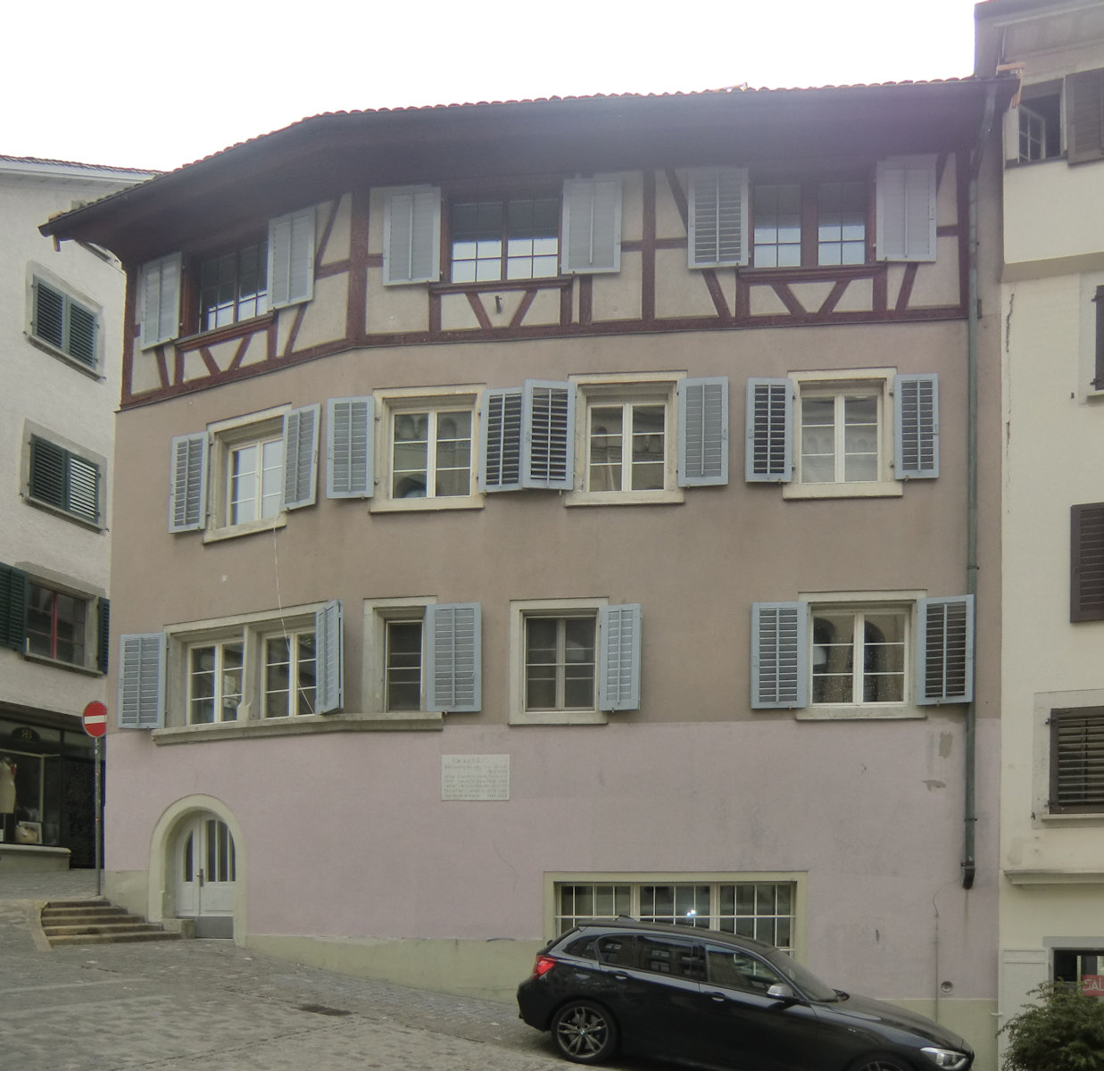 „Haus zur Suhl”, Zwinglis Amtswohnung in Zürich 1522 bis 1525