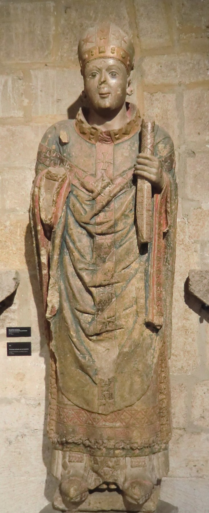 Statue, 13. Jahrhundert, im Museum der Kathedrale in León