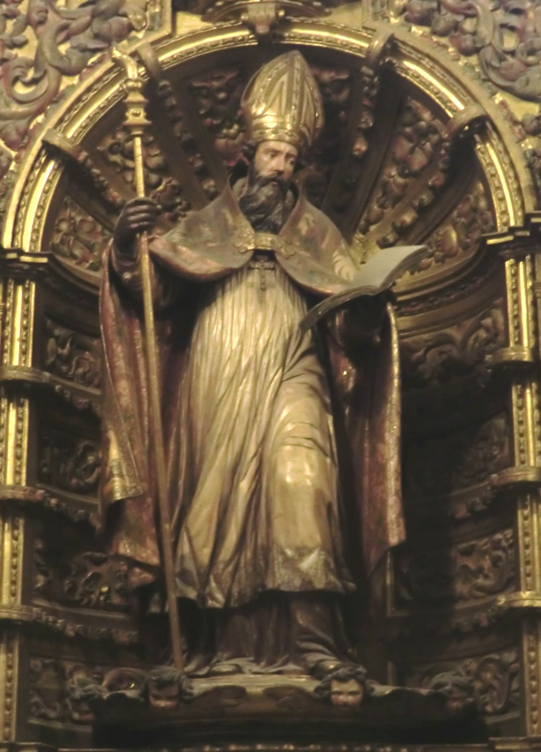 Pedro Duque Cornejo: Statue, 1730, in der Kathedrale in Sevilla