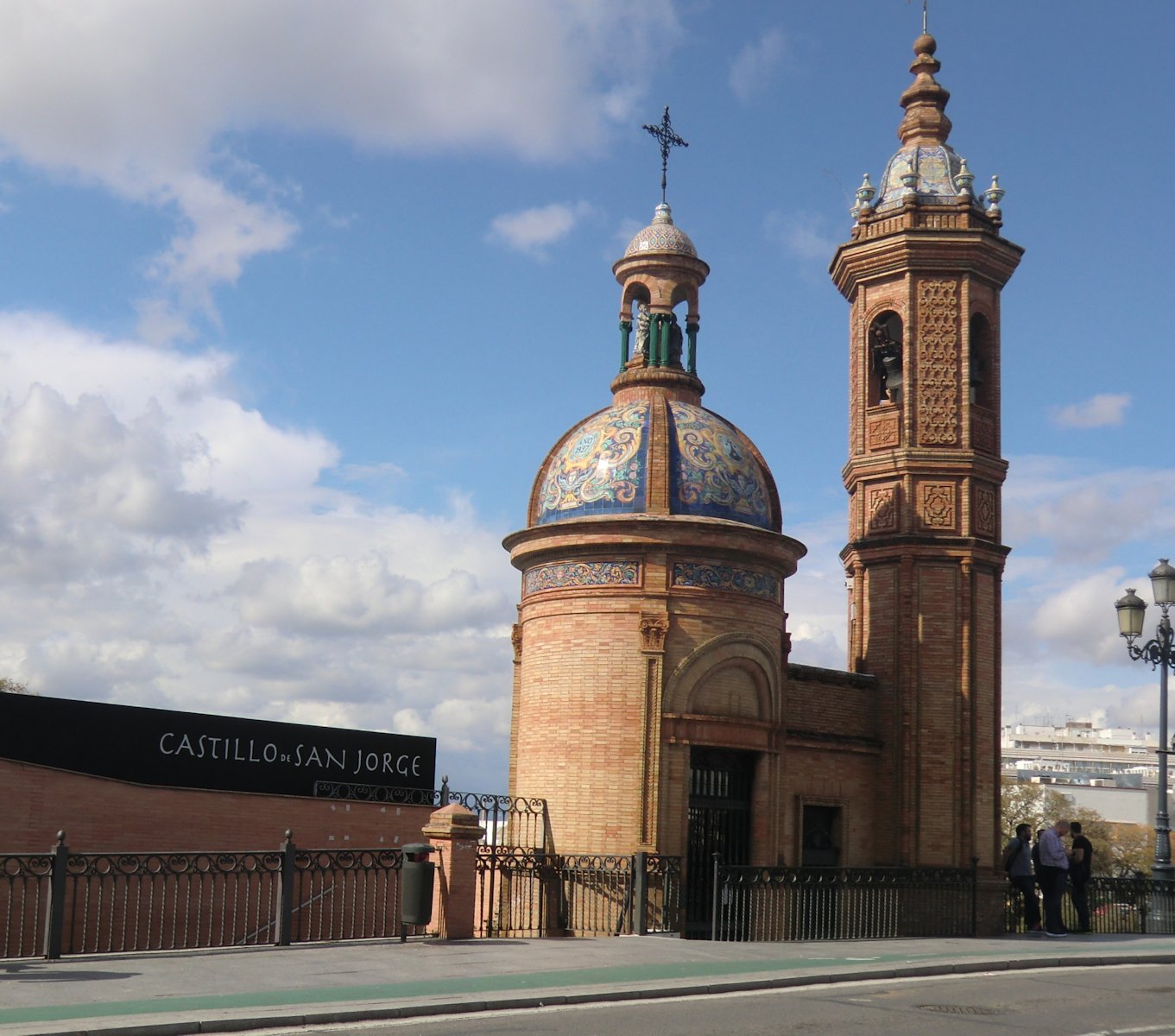 Castillo de Sant Jorge in Sevilla, damals Sitz der Inquisition