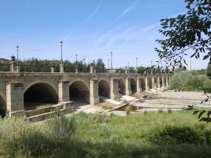 Brücke in Nájera heute