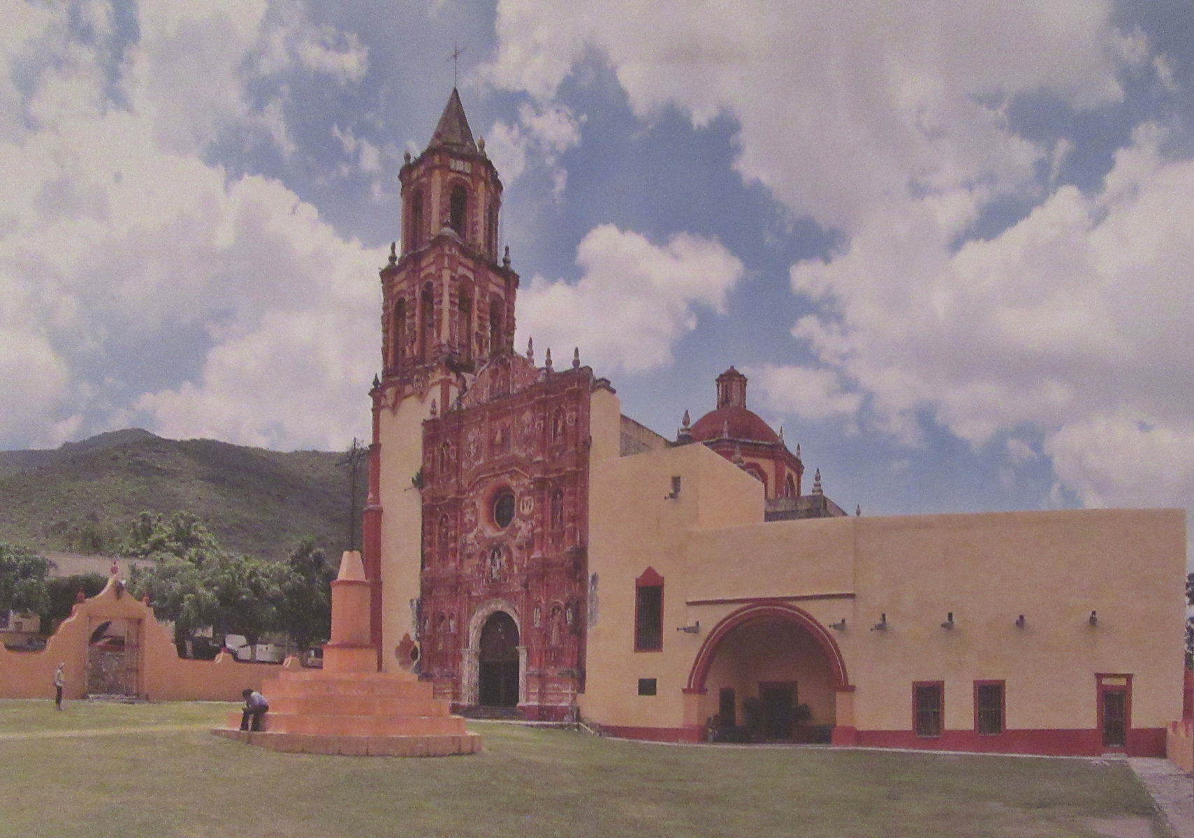 Missionsstation Santa María de Landa, errichtet 1761 bis 1764, Bild im Museum neben seinem Wohnhaus