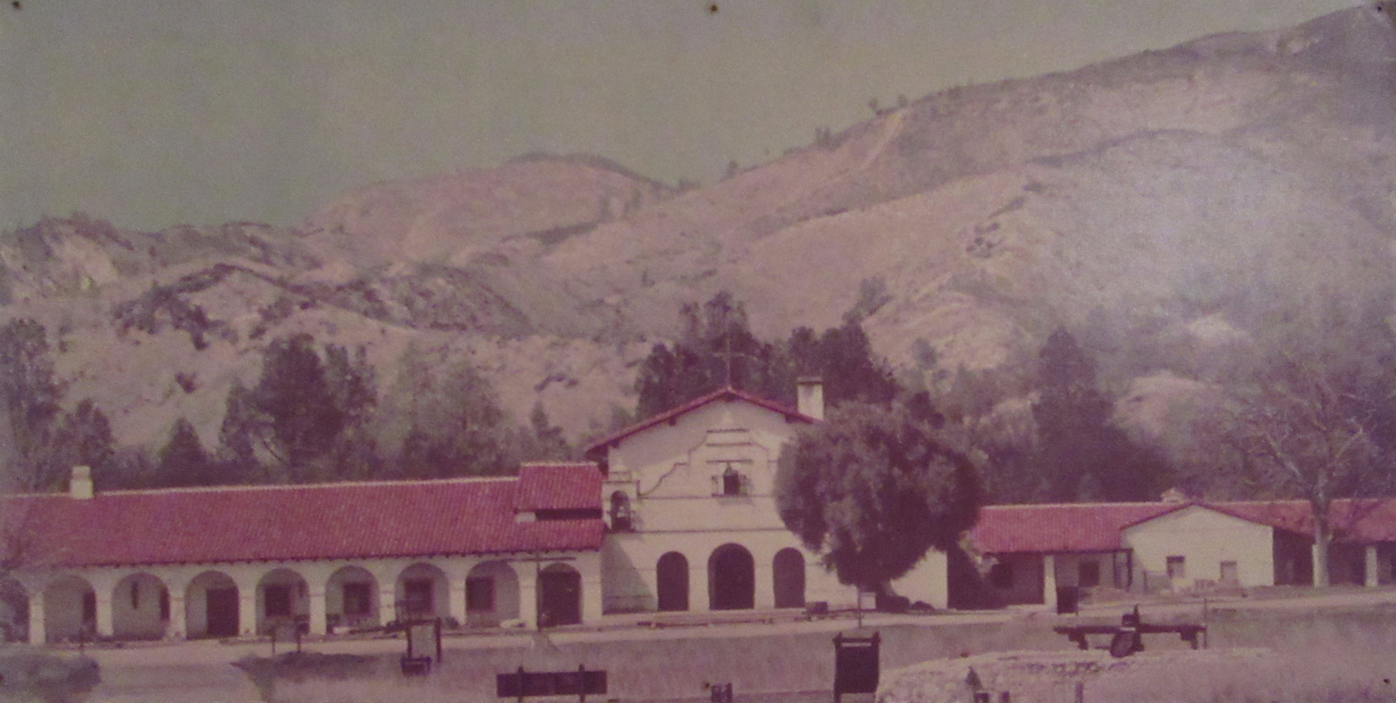 Missionsstation San Antonio de Padua, errichtet 1771, Bild im Museum neben seinem Wohnhaus