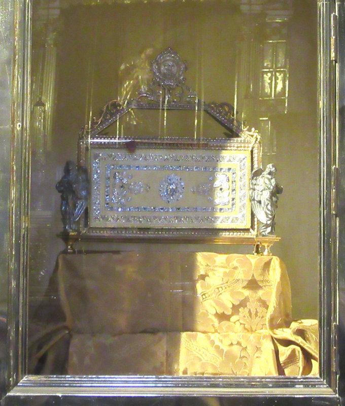 >Reliquiar in der Kirche San Nicolás in Valencia