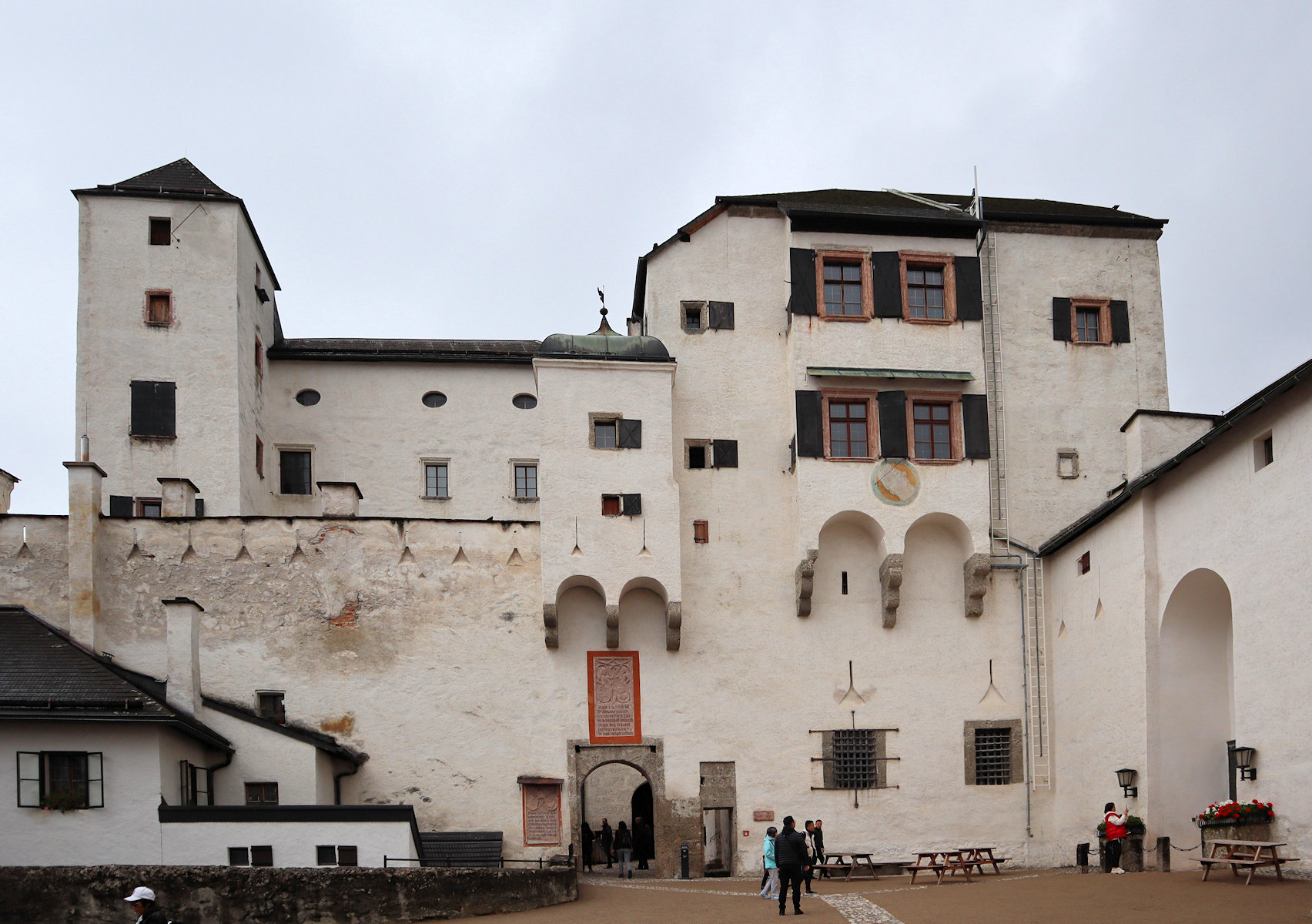 Innenhof der Festung Hohensalzburg