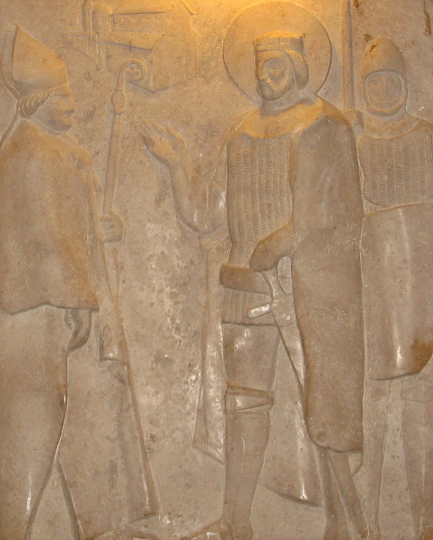 Relief in der Ungarischen Kapelle im Petersdom in Rom