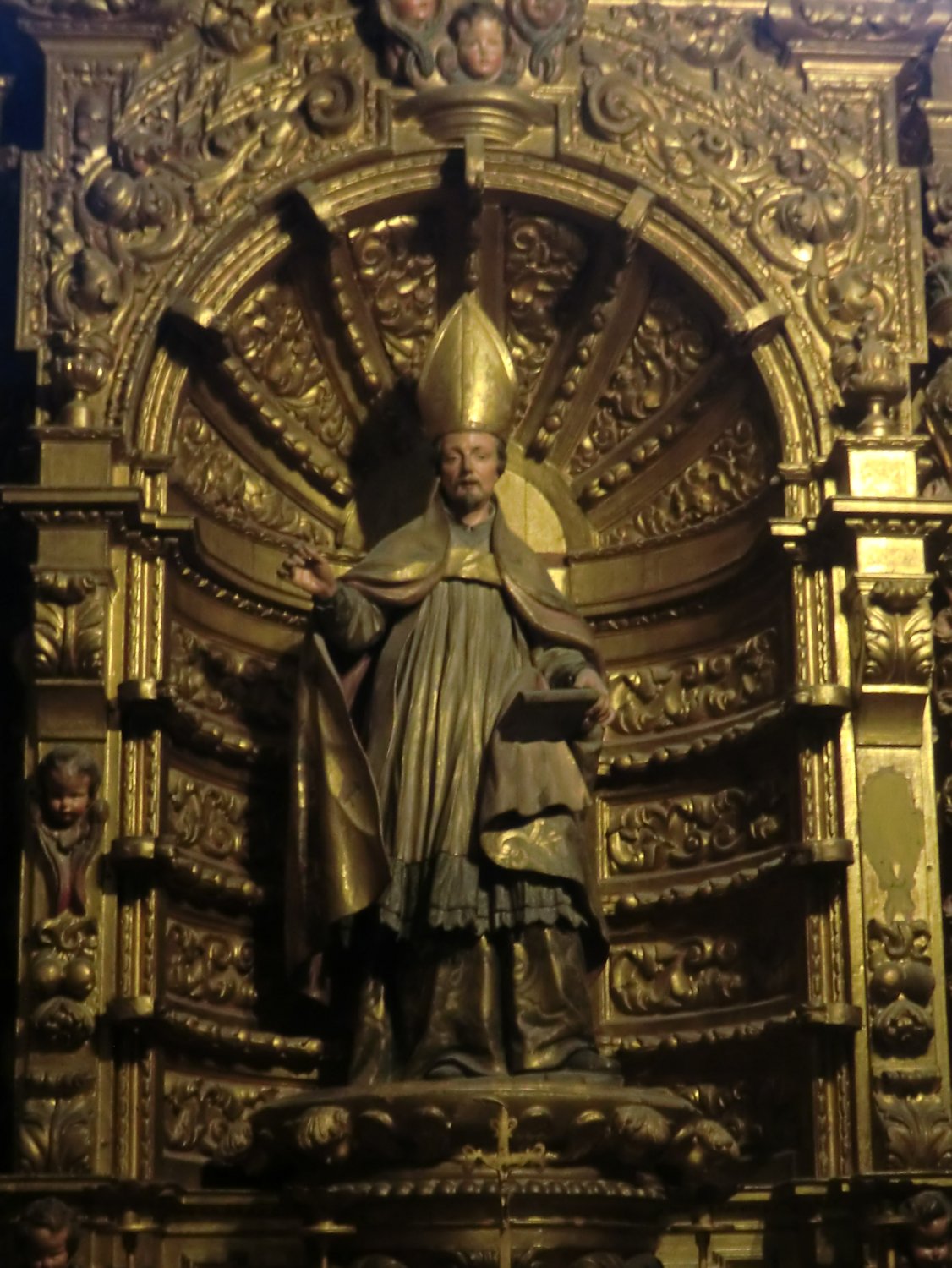 Pedro Duque Cornejo: Statue, 1730, in der Kathedrale in Sevilla