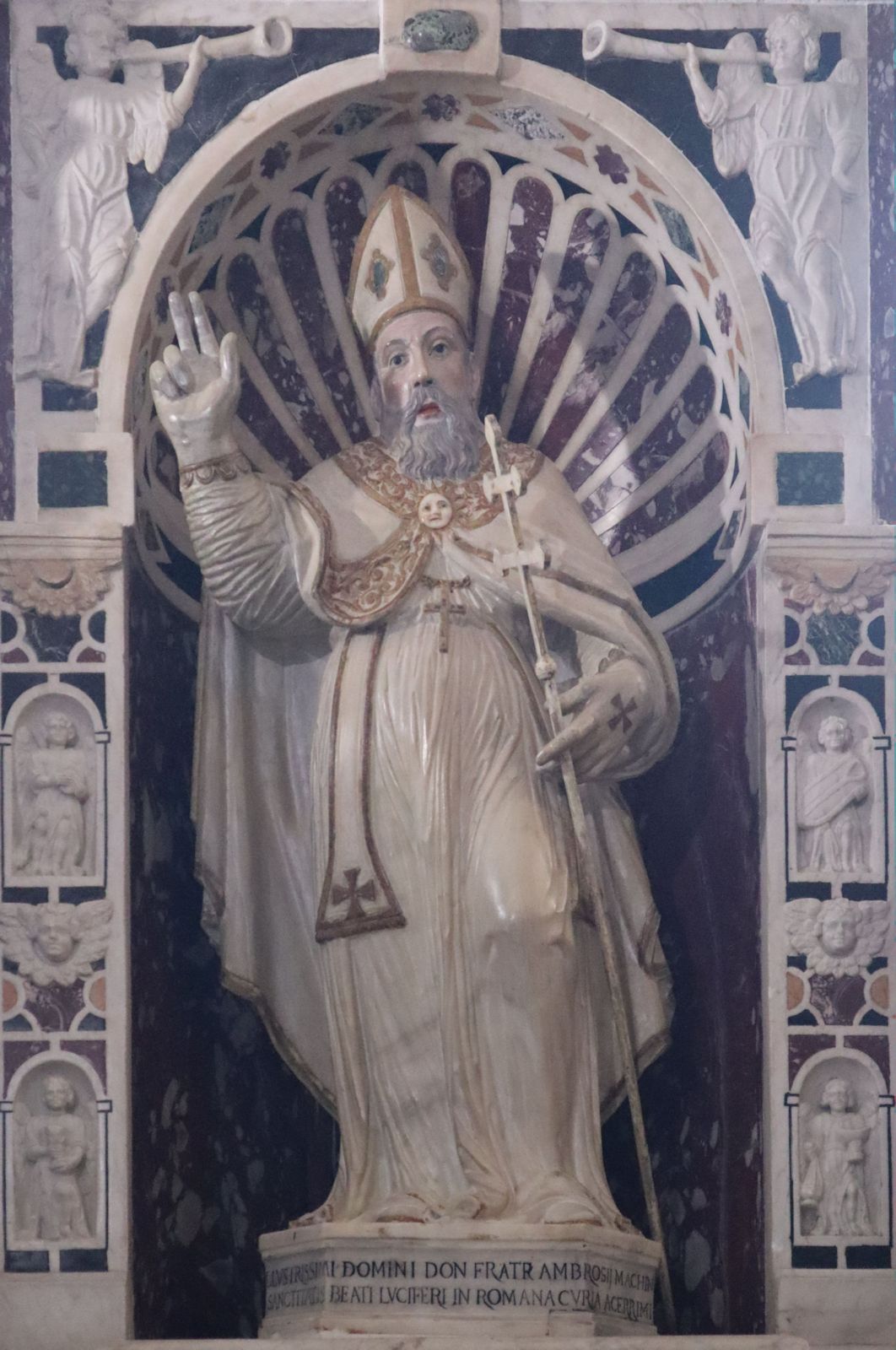 Statue im 1618 eingeweihten „Sanktuarium der Märtyrer” in der Kathedrale in Cagliari