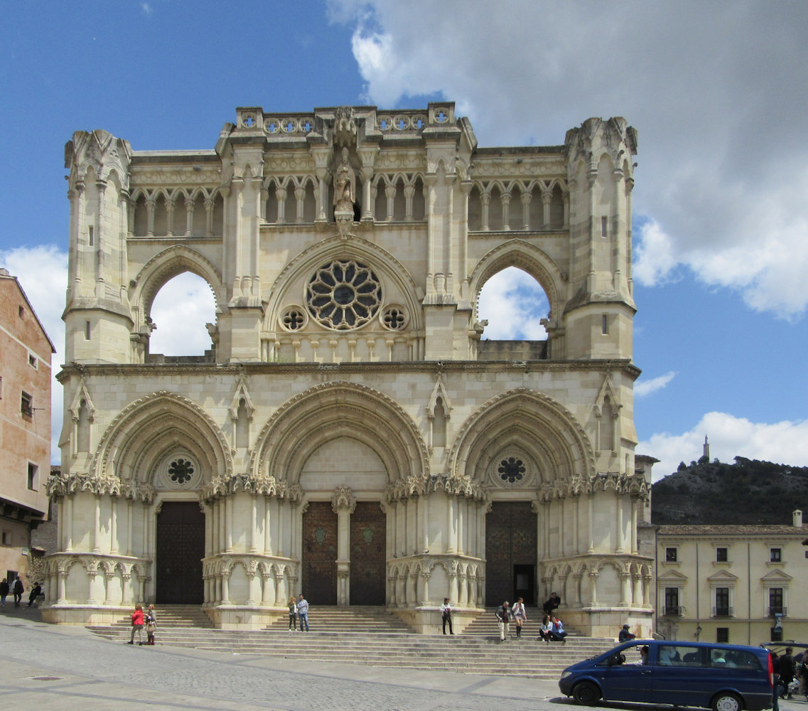 Kathedrale mit Bischofspalast in Cuenca