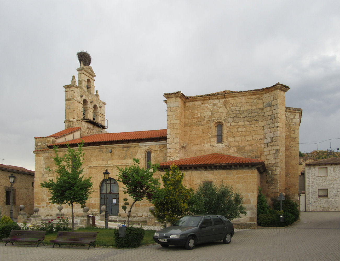 Kirche in Santa Cruz de la Salceda