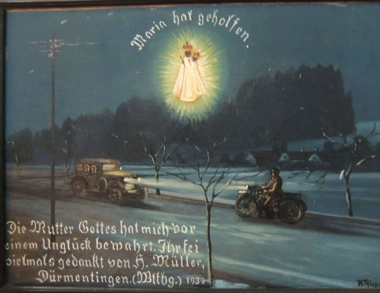 Ex voto an der Gnadenkapelle in der Klosterkirche Einsiedeln