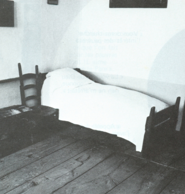 Ämilie de Rodats Zimmer im Kloster der Sœurs de la Sainte Famille in Villefranche-de-Rouergue