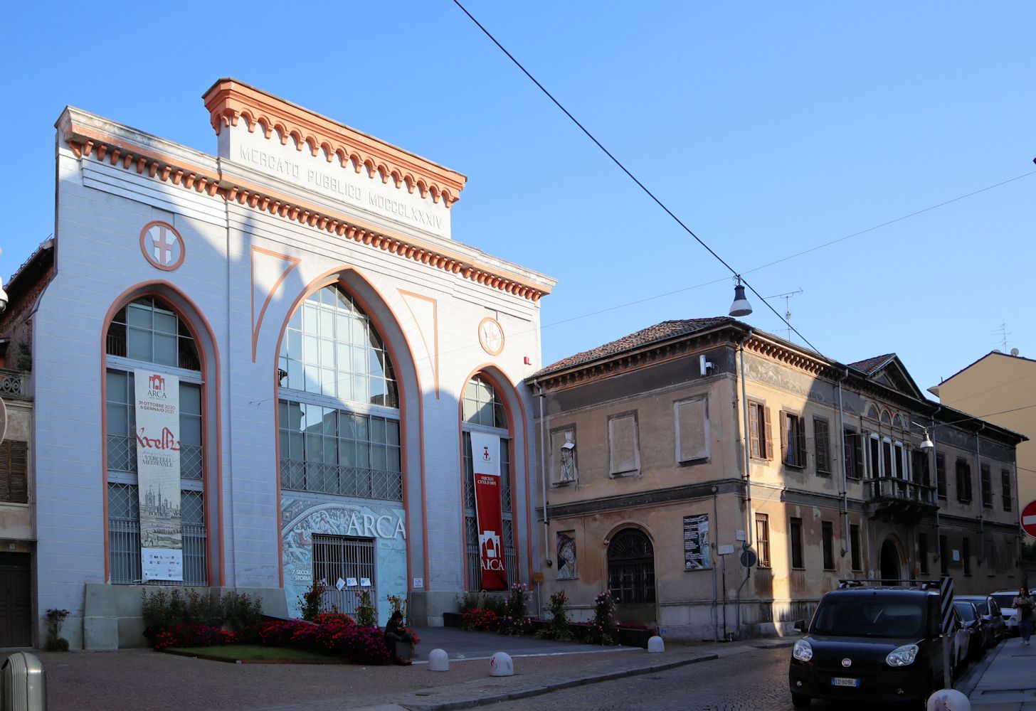 ehemalige Kirche des Klosters San Marco, heute eine Ausstellungshalle in Vercelli