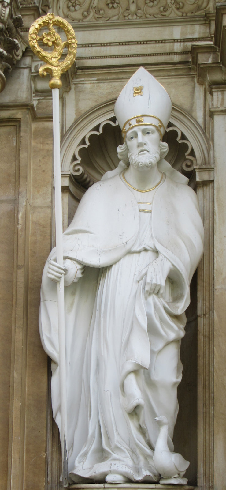 Statue, um 1675, an der Stiftskirche in St. Lambrecht in der Steiermark