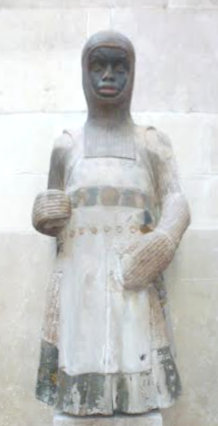 Statue, um 1245, im Chorraum des Doms in Magdeburg, die erste Darstellung als Afrikaner in der christlichen Kunst des Abendlandes