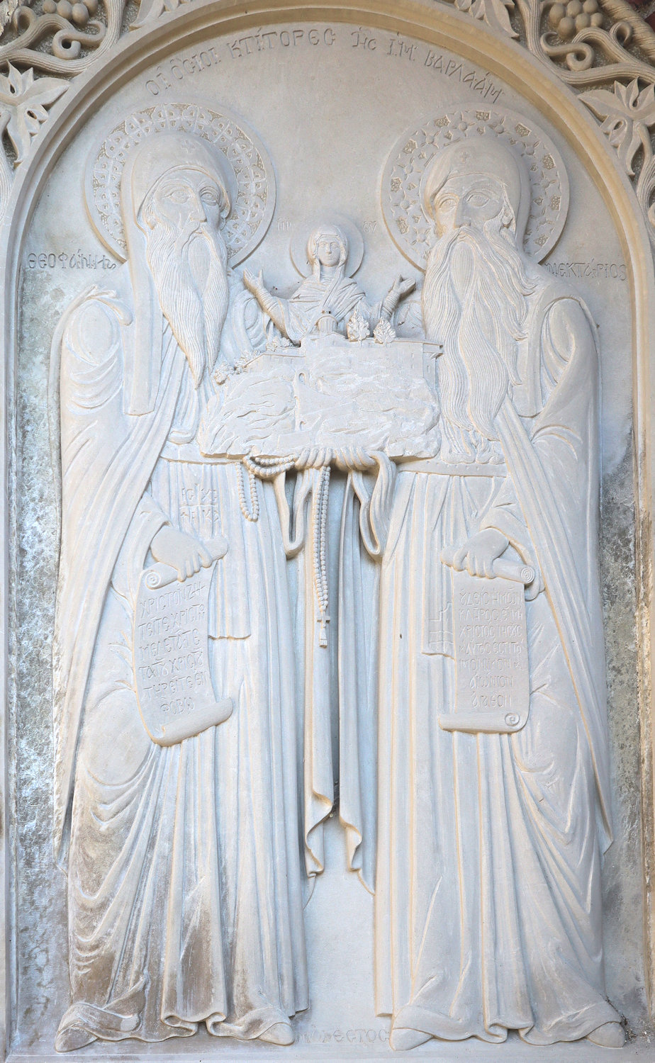 Relief im Kloster Varlaam