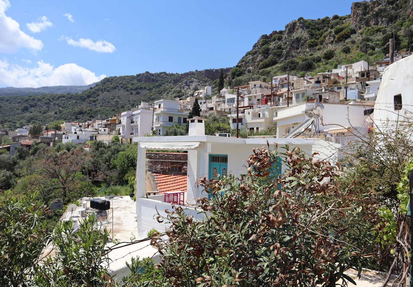 Bergdorf Kritsá, Blick vom Kirchplatz aus