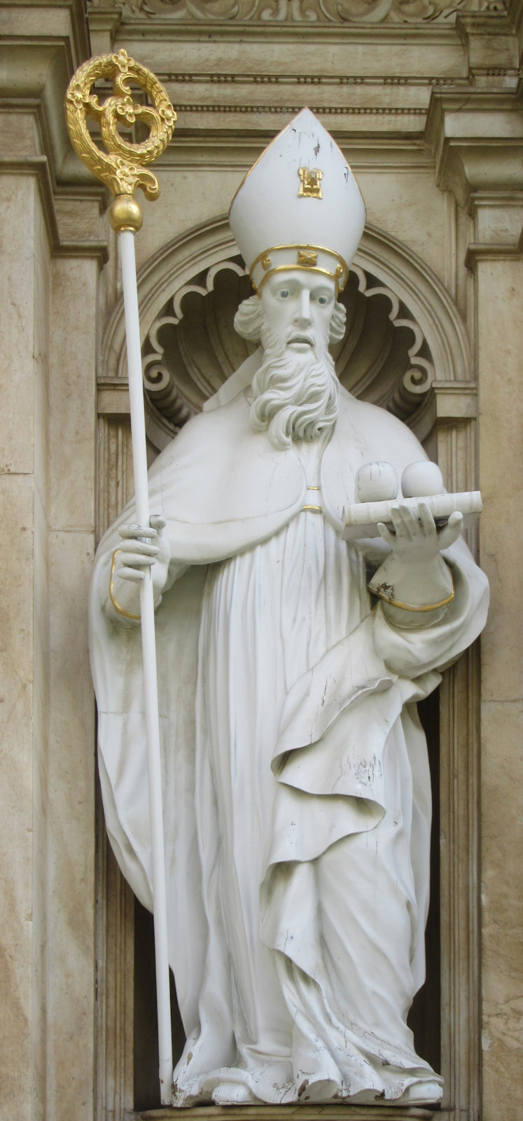 Statue, um 1675, an der Stiftskirche in St. Lambrecht in der Steiermark